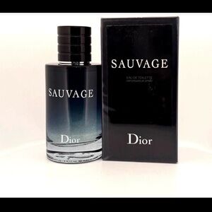 Dior Sauvage Fragrance in Black and Blue